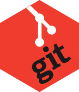 hexagonal sticker of git