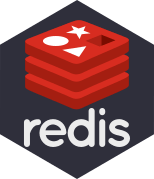 hexagonal sticker of redis